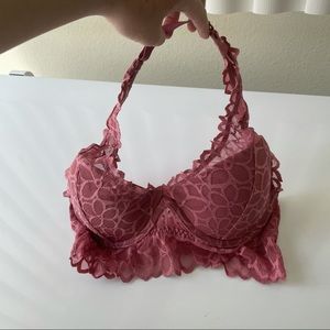 VS Pink Halter Bra